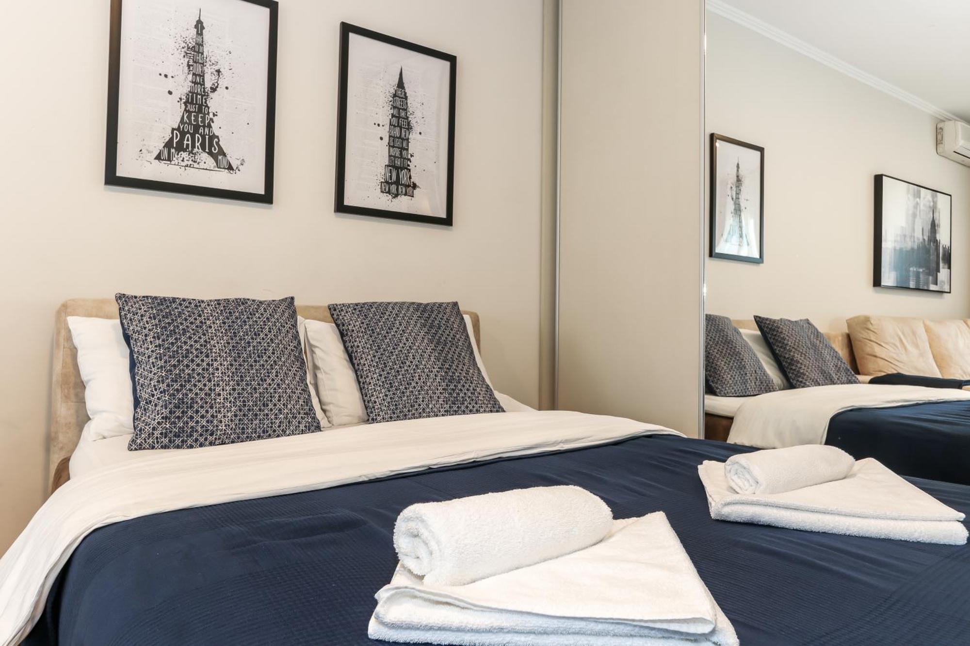 New Belgrade Apartments, Parking 5 Eur Per Day מראה חיצוני תמונה